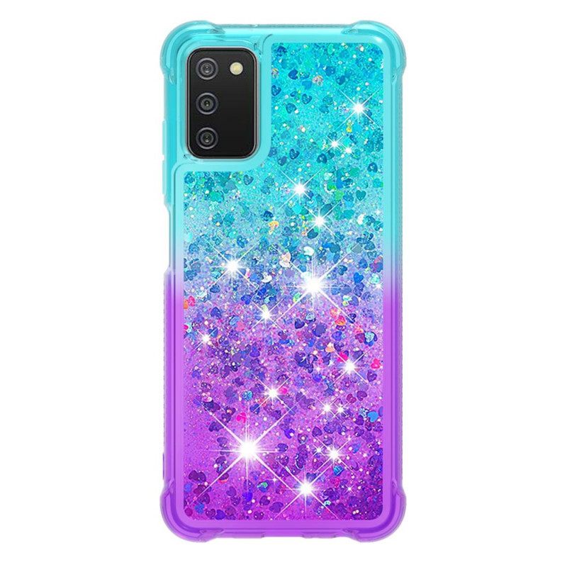 Case Samsung Galaxy A03s Glitter Colors