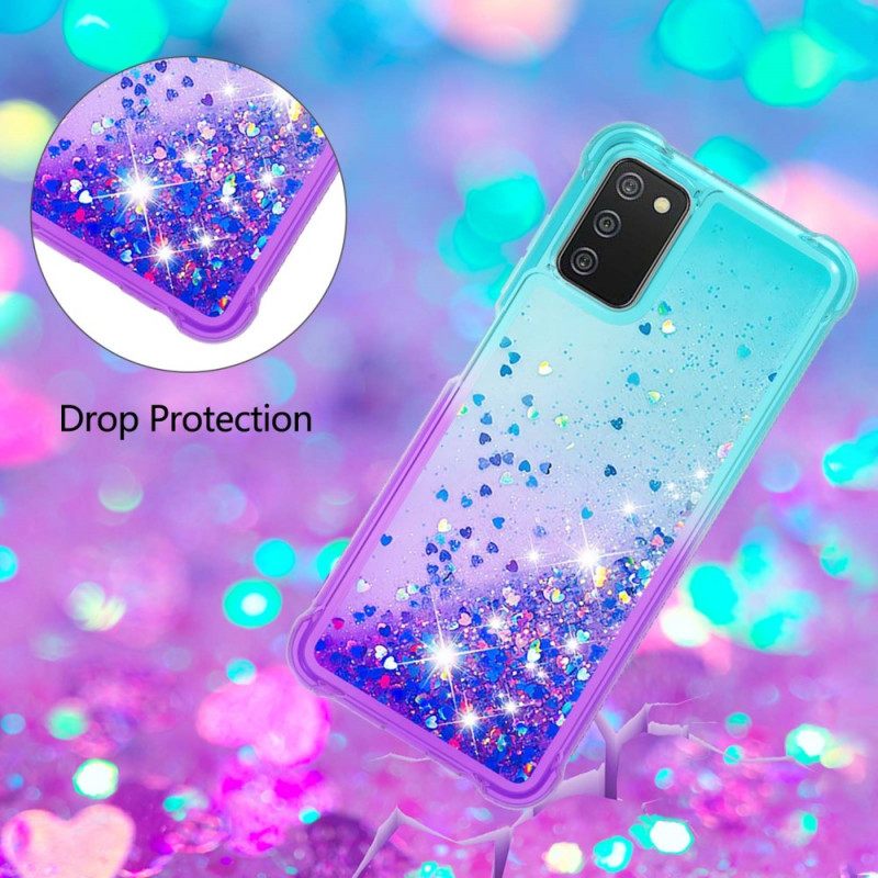 Case Samsung Galaxy A03s Glitter Colors