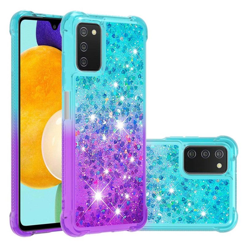 Case Samsung Galaxy A03s Glitter Colors