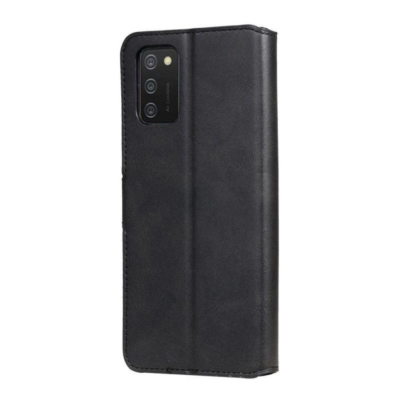 Kotelot Samsung Galaxy A03s Faux Leather Retro