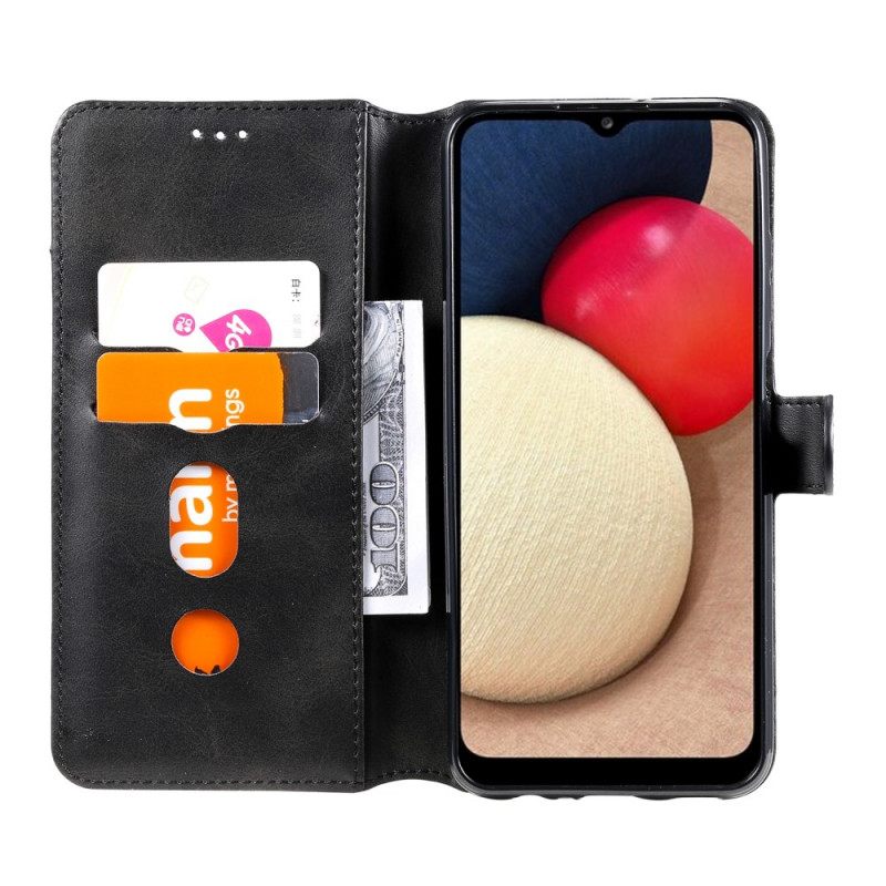 Kotelot Samsung Galaxy A03s Faux Leather Retro