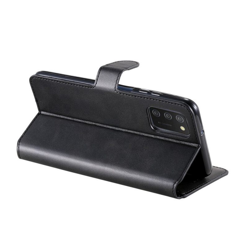 Kotelot Samsung Galaxy A03s Faux Leather Retro