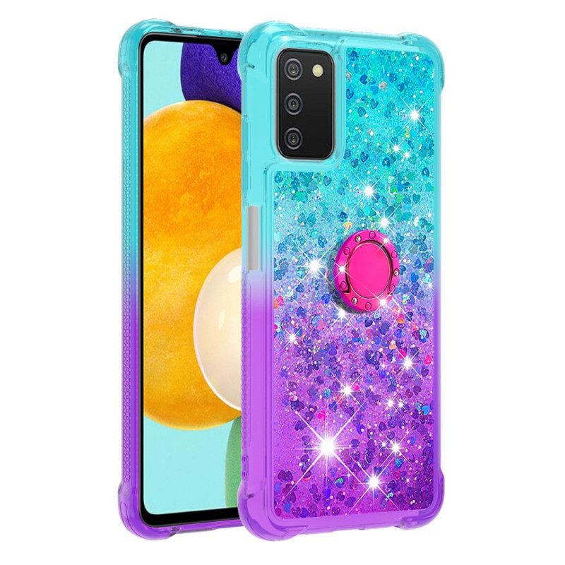 Kuori Samsung Galaxy A03s Glitter Ring Tuki