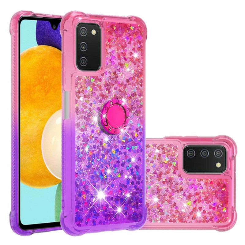 Kuori Samsung Galaxy A03s Glitter Ring Tuki