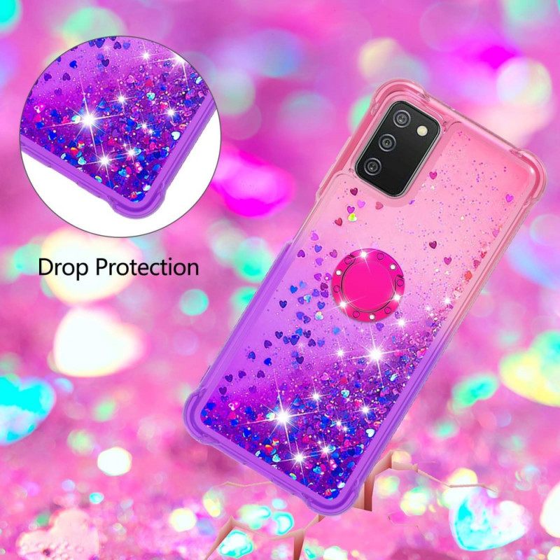 Kuori Samsung Galaxy A03s Glitter Ring Tuki