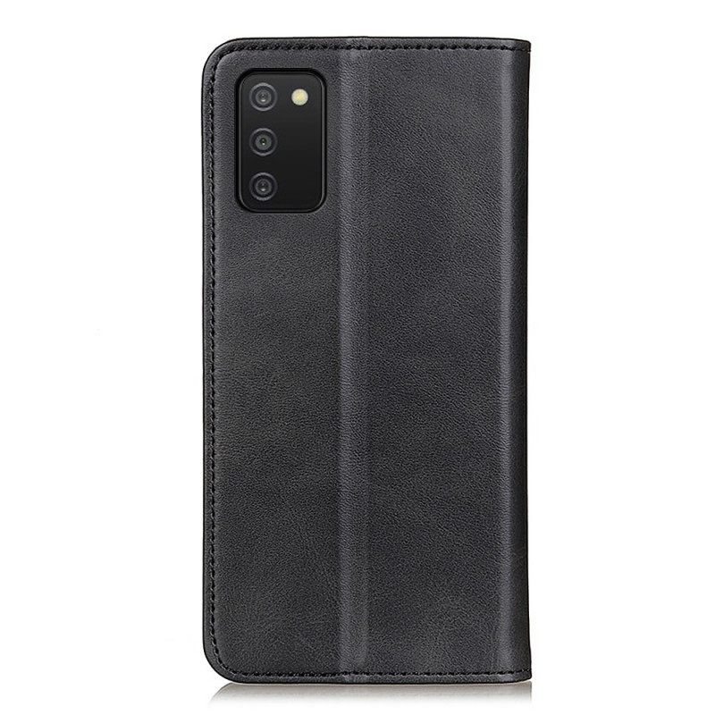 Puhelinkuoret Samsung Galaxy A03s Kotelot Flip Split Leather Elegance