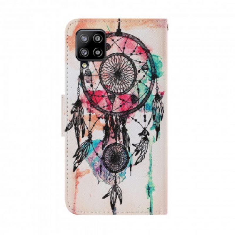 Flip Case Samsung Galaxy A22 4G Dream Catcher Vesiväri