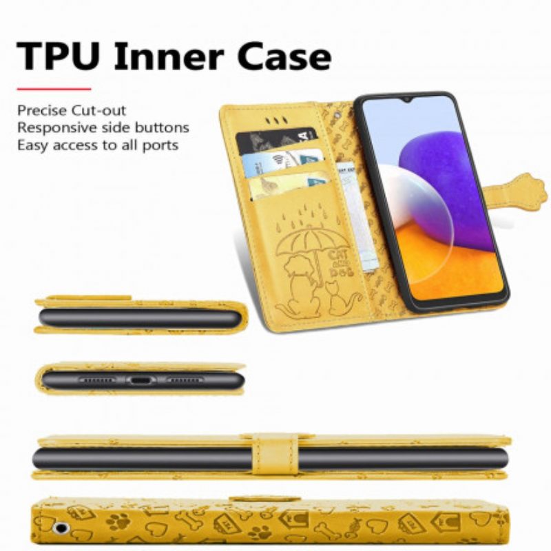 Kotelot Samsung Galaxy A22 4G Animated Animals
