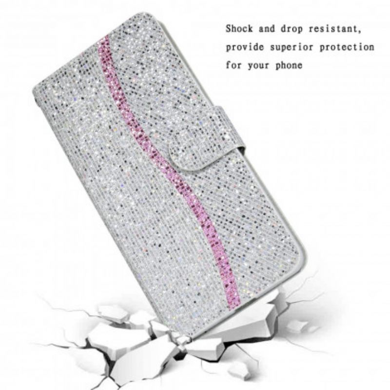 Kotelot Samsung Galaxy A22 4G Glitter S Design