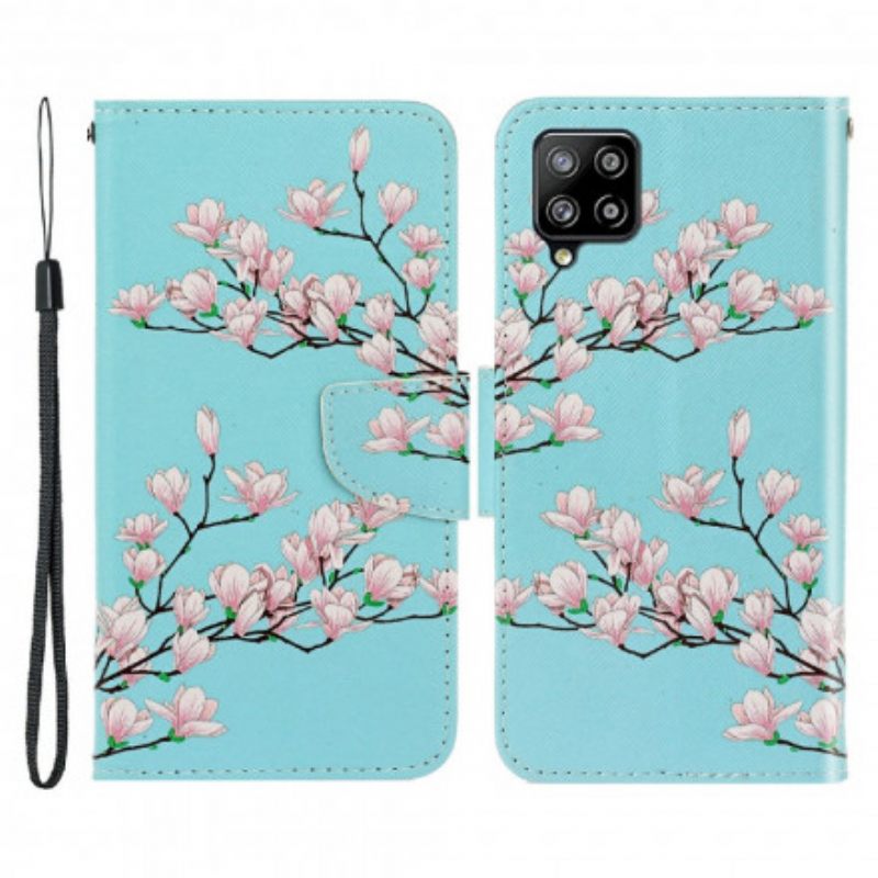 Kotelot Samsung Galaxy A22 4G Suojaketju Kuori Thong Tree