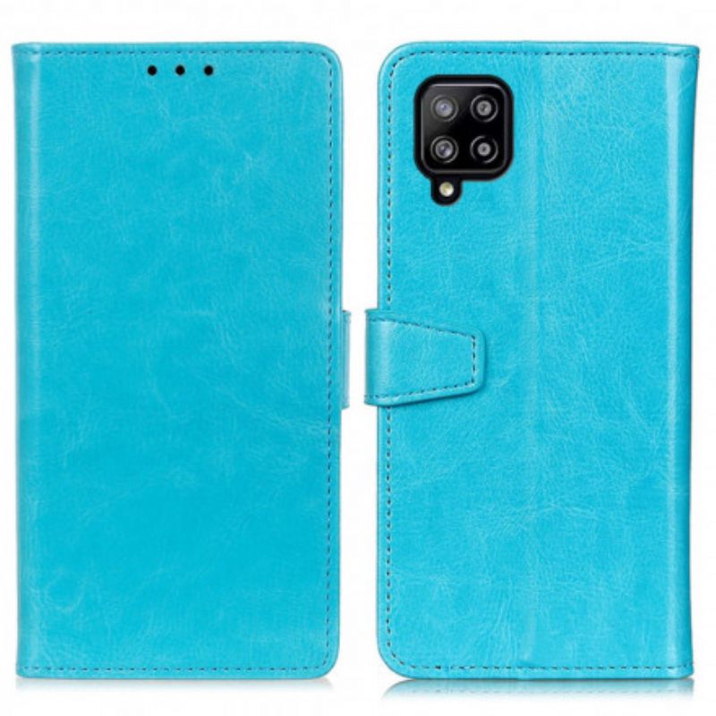 Kotelot Samsung Galaxy A22 4G Yksinkertainen Kiiltävä Nahkaefekti
