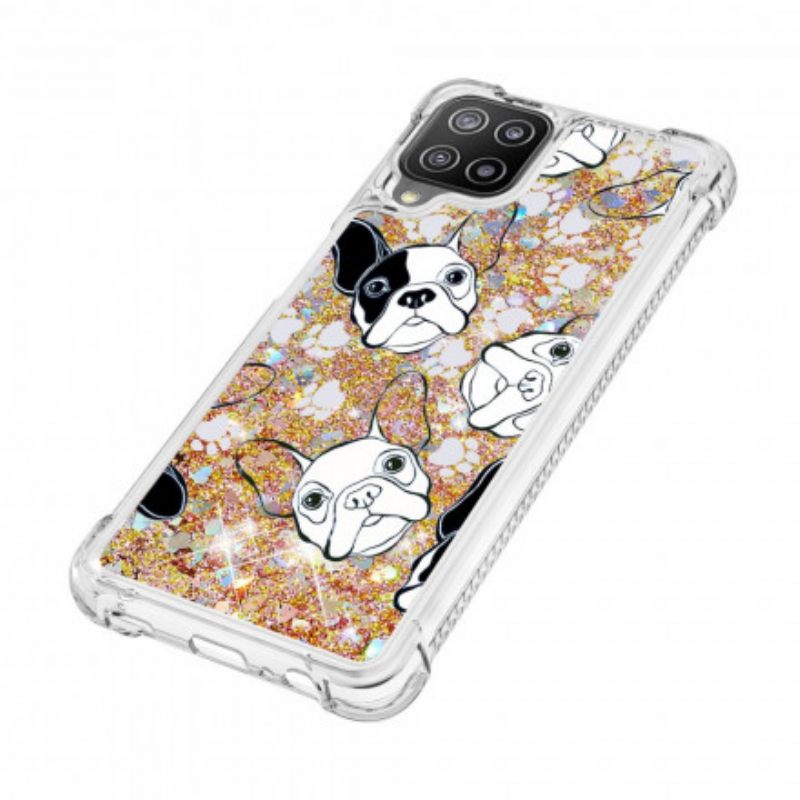 Kuori Samsung Galaxy A22 4G Mr Dog Glitter