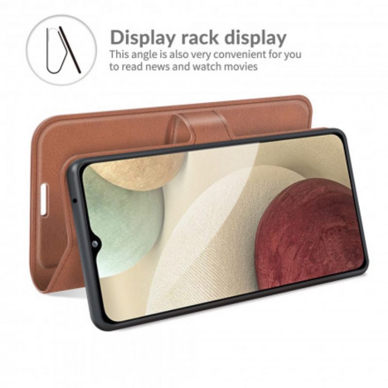 Nahkakotelo Samsung Galaxy A22 4G Faux Leather Slim