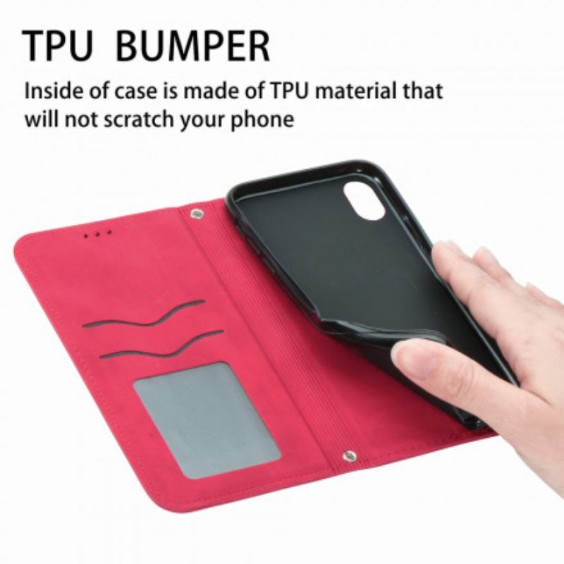 Puhelinkuoret Samsung Galaxy A22 4G Kotelot Flip Faux Leather Vintage
