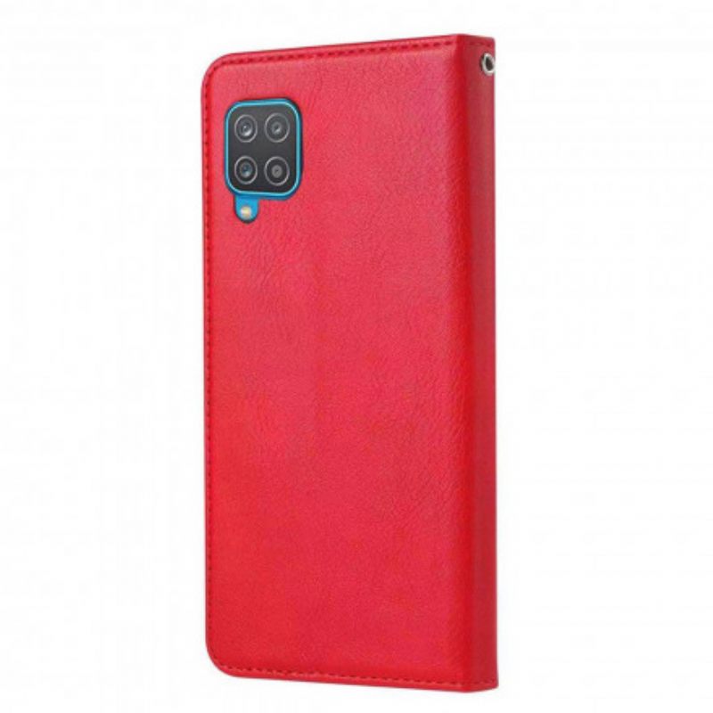 Puhelinkuoret Samsung Galaxy A22 4G Kotelot Flip Keinonahkainen Korttikotelo