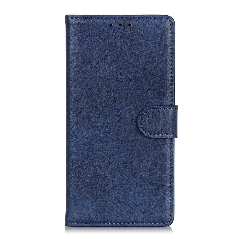 Flip Case OnePlus 10T 5G Matta Keinonahkaa