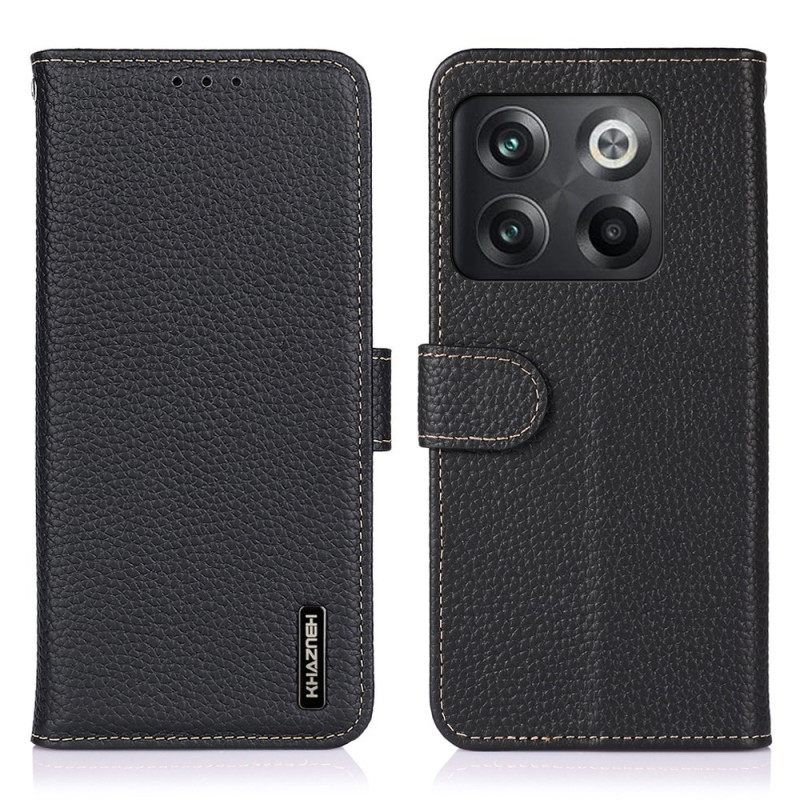 Kotelot OnePlus 10T 5G Litchi Nahka Khazneh