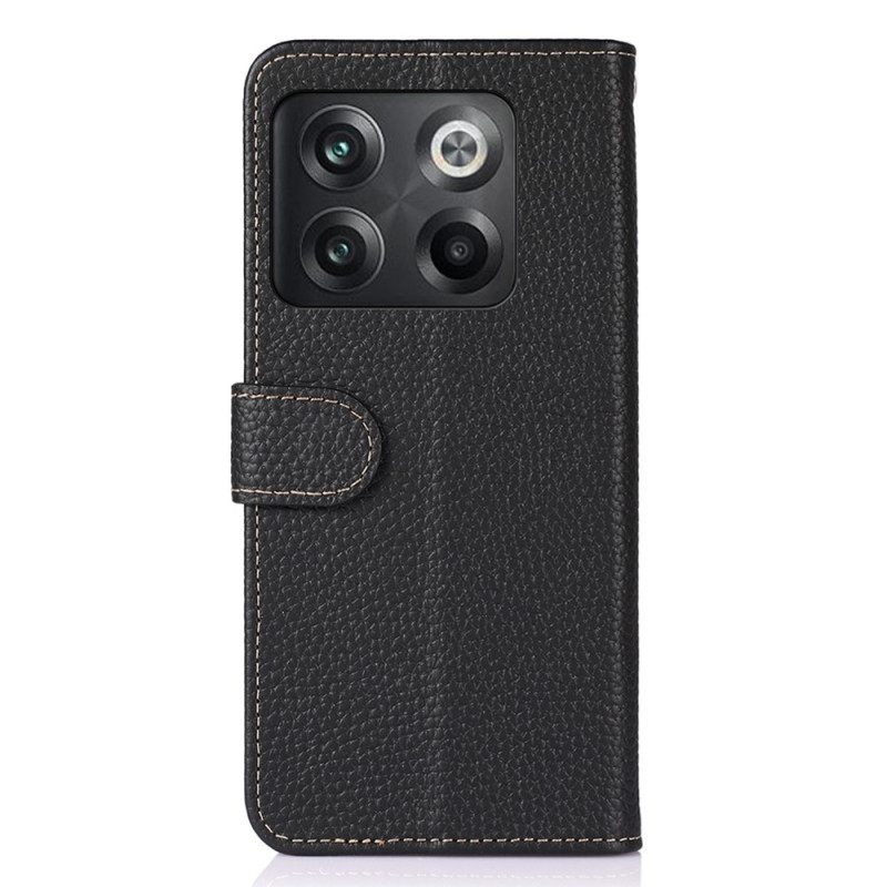 Kotelot OnePlus 10T 5G Litchi Nahka Khazneh