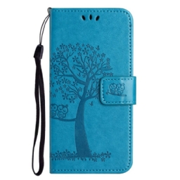 Kotelot OnePlus 10T 5G Suojaketju Kuori Strappy Owl Tree