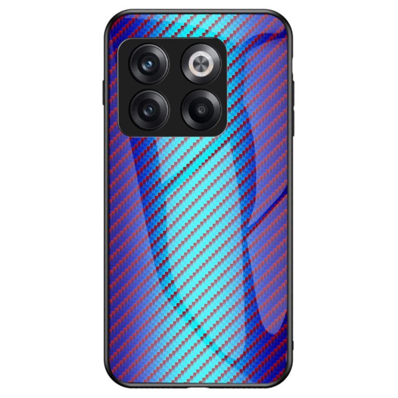Kuori OnePlus 10T 5G Carbon Fiber Karkaistu Lasi