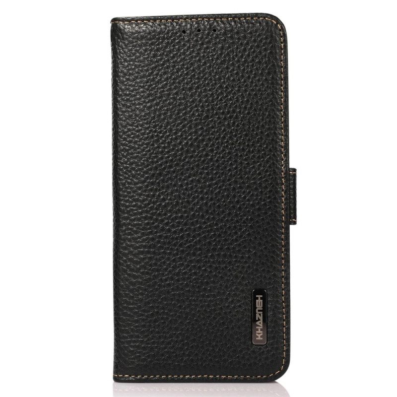 Nahkakotelo OnePlus 10T 5G Litchi Nahka Khazneh Rfid