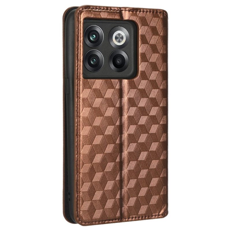 Puhelinkuoret OnePlus 10T 5G Kotelot Flip 3d-kuvio