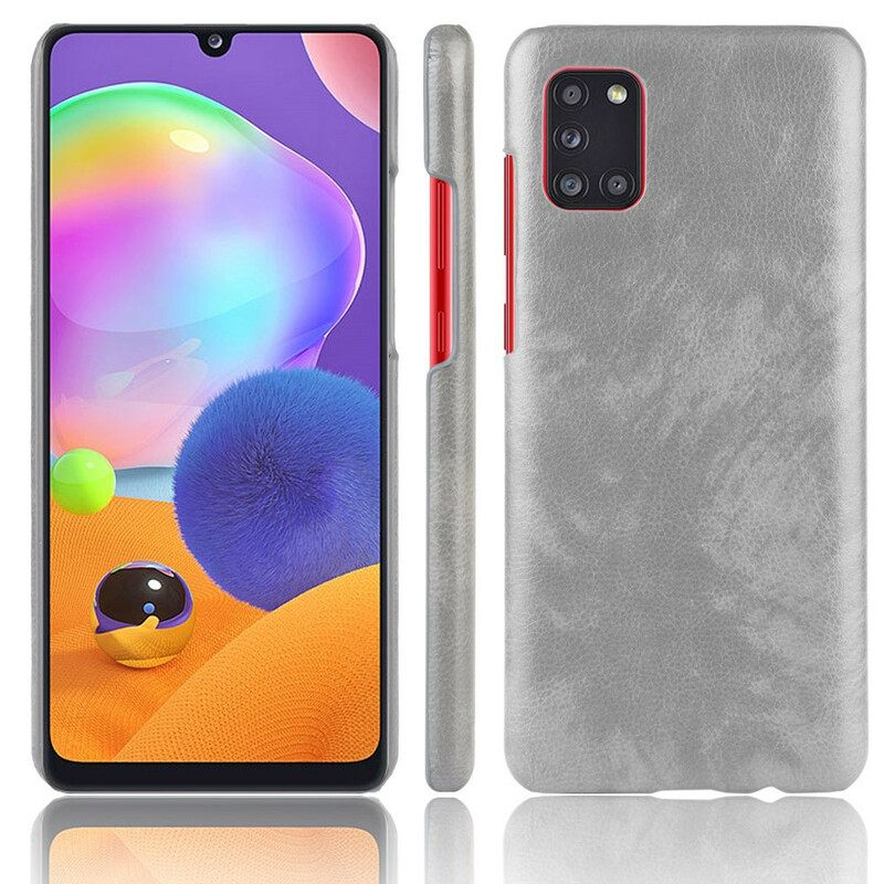 Kuori Samsung Galaxy A31 Litchin Nahkaefekti