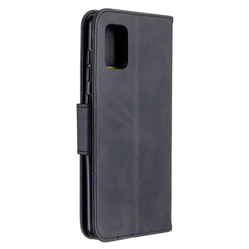 Nahkakotelo Samsung Galaxy A31 Kotelot Flip Smooth Flap Oblique