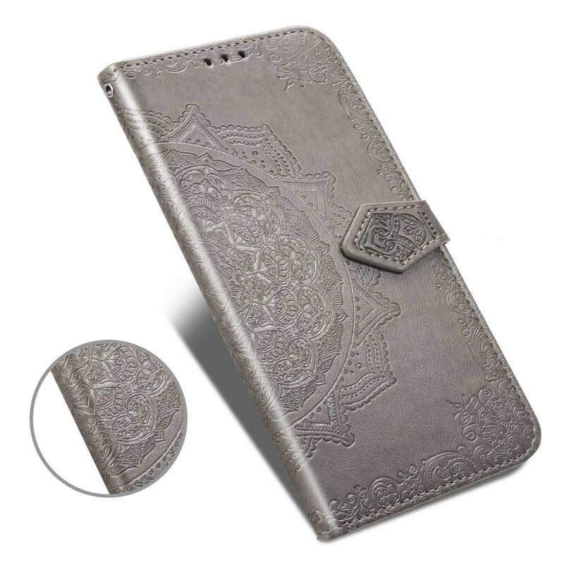 Nahkakotelo Samsung Galaxy A31 Mandala Keskiaika