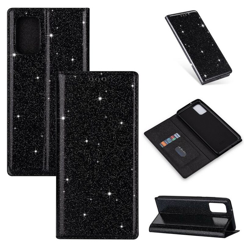 Puhelinkuoret Samsung Galaxy A31 Kotelot Flip Style Paljetteja
