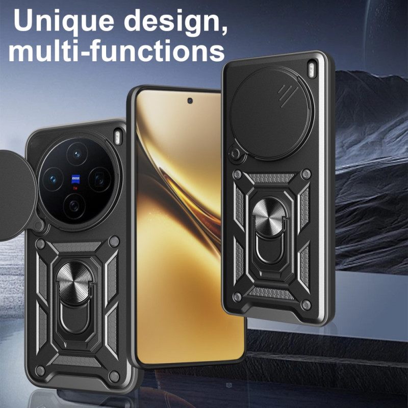 Case Vivo X200 Puhelinkuoret Liukuva Kameransuoja Ja Jalusta