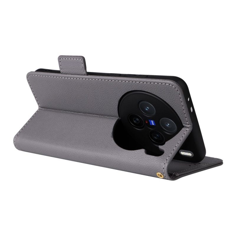 Kotelot Vivo X200 Puhelinkuoret Keinonahka Hihnalla