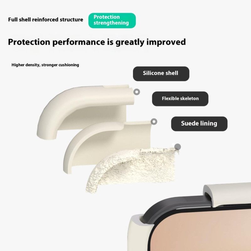 Kuori Vivo X200 Magsafe-nestemäinen Silikoni