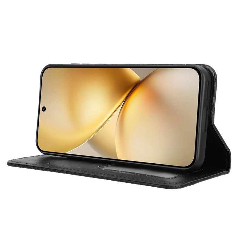 Nahkakotelo Vivo X200 Puhelinkuoret Vintage Reunus