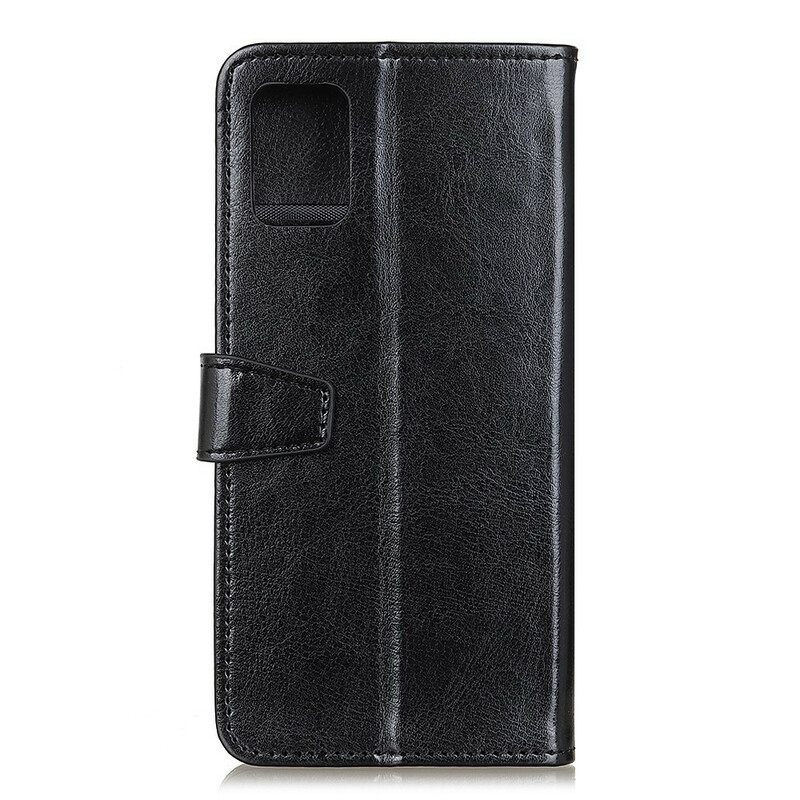 Flip Case Huawei P Smart 2021 Yksinkertainen Kiiltävä Nahkaefekti