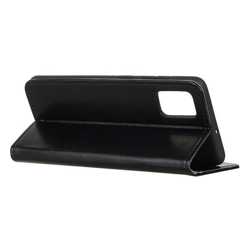 Flip Case Huawei P Smart 2021 Yksinkertainen Kiiltävä Nahkaefekti