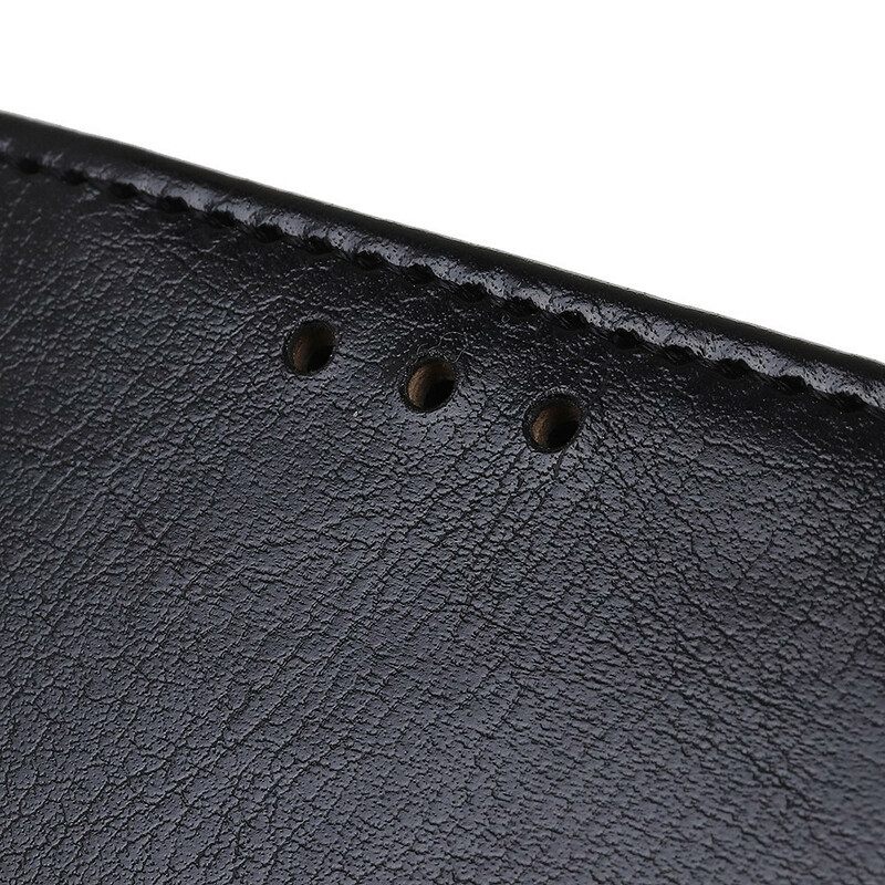 Flip Case Huawei P Smart 2021 Yksinkertainen Kiiltävä Nahkaefekti