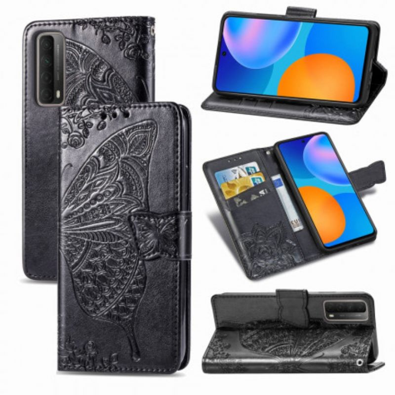Kotelot Huawei P Smart 2021 Half Butterflies