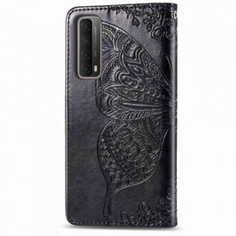 Kotelot Huawei P Smart 2021 Half Butterflies