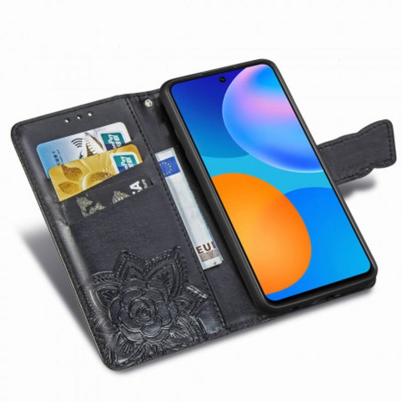 Kotelot Huawei P Smart 2021 Half Butterflies