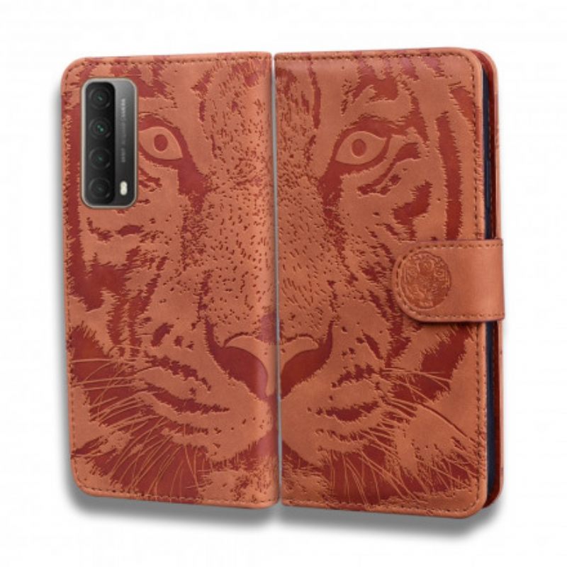 Kotelot Huawei P Smart 2021 Tiger Face Print