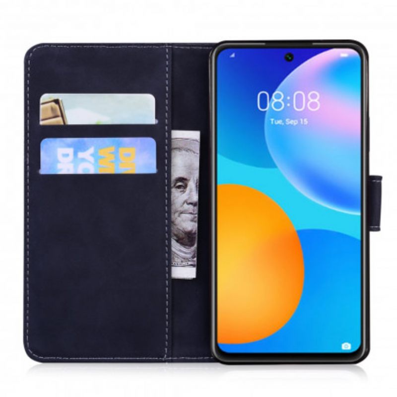 Kotelot Huawei P Smart 2021 Tiger Face Print