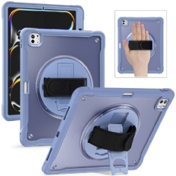 Case iPad Pro 13 (2025) Puhelinkuoret Jalusta Ja Pyörivä Käsihihna