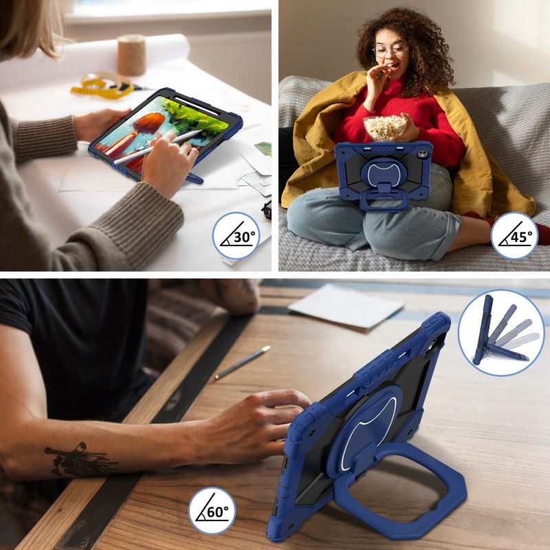 Case iPad Pro 13 (2025) Puhelinkuoret Kaksivärinen Jalusta Ja Olkahihna