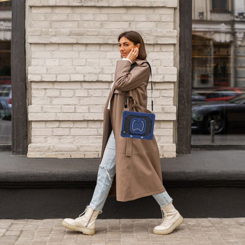 Case iPad Pro 13 (2025) Puhelinkuoret Kaksivärinen Jalusta Ja Olkahihna