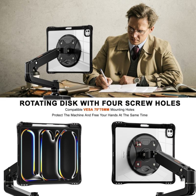 Case iPad Pro 13 (2025) Puhelinkuoret Läpinäkyvä Jalustalla