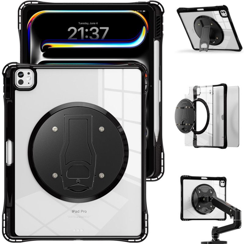 Case iPad Pro 13 (2025) Puhelinkuoret Läpinäkyvä Jalustalla