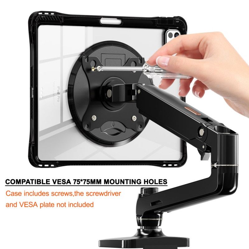 Case iPad Pro 13 (2025) Puhelinkuoret Läpinäkyvä Jalustalla