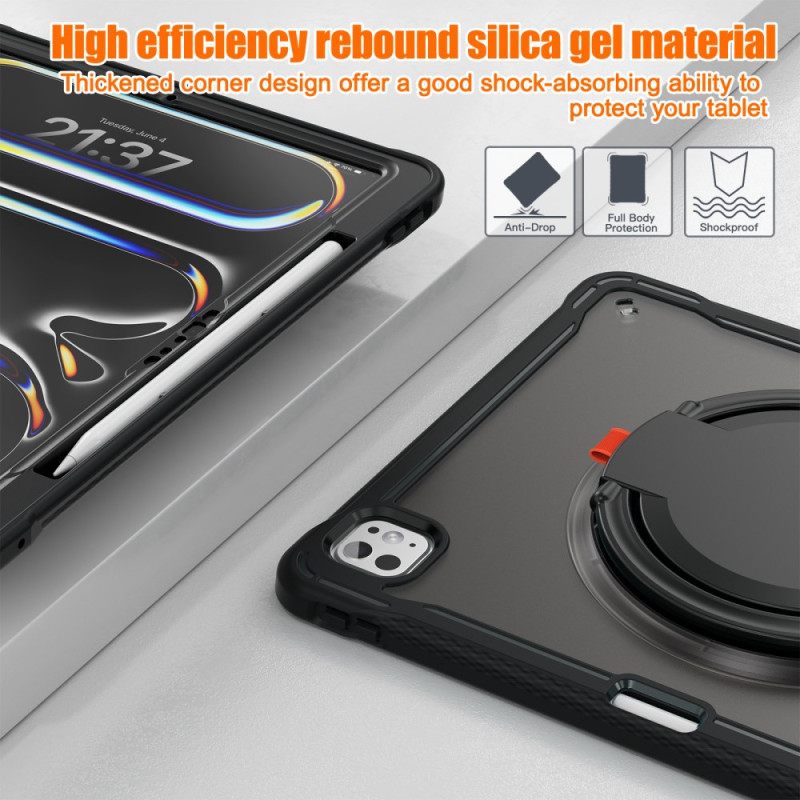 Case iPad Pro 13 (2025) Puhelinkuoret Pyörivä Jalusta Ja Kynäteline