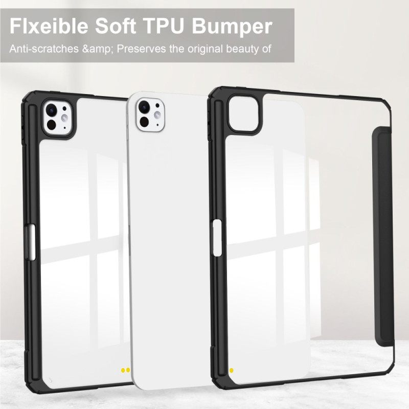 iPad Pro 13 (2025) Keinonahkainen Läpinäkyvä Kotelo